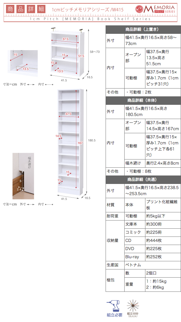 MEMORIA I1cmsb`ŉ ^I[v41.5uZbg FRM-0100SET 摜19