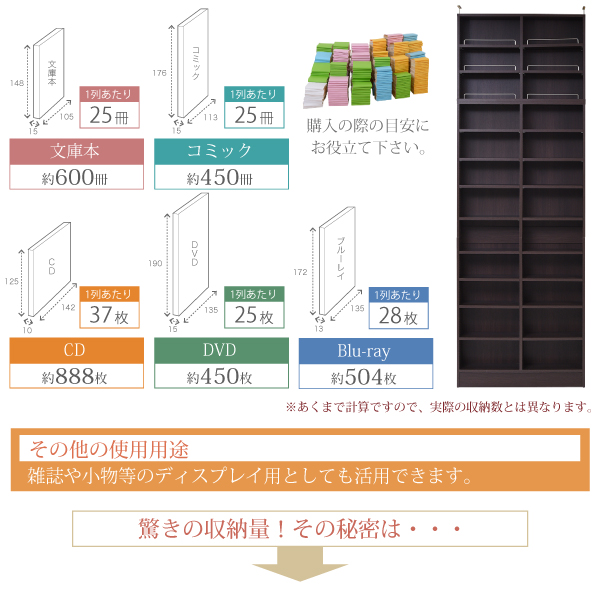 MEMORIA 棚板が1cmピッチで可動する 薄型オープン幅81上置きセット FRM-0101SET 商品説明画像7