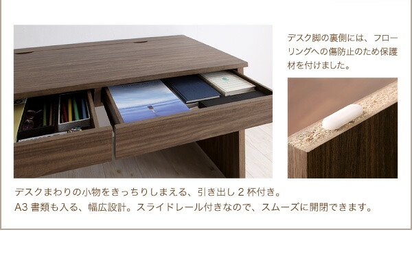 ウォールナットデザインシステムデスク Vintage ヴィンテージ 商品追加画像7