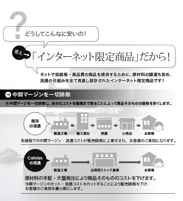 棚・コンセント付きローベッド Calidas カリダス 商品説明画像16