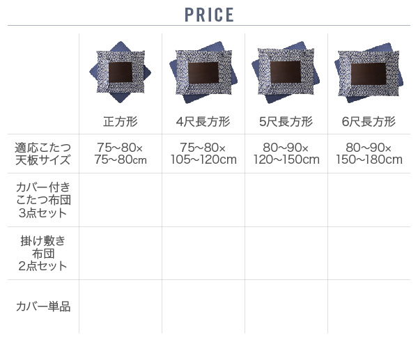 ザブザブ洗える幾何柄カバー＆防ダニこたつ布団 STUE ステュー 商品説明画像20