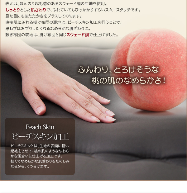 スウェード調防ダニ・抗菌防臭こたつ布団 Renen レネン 商品説明画像10