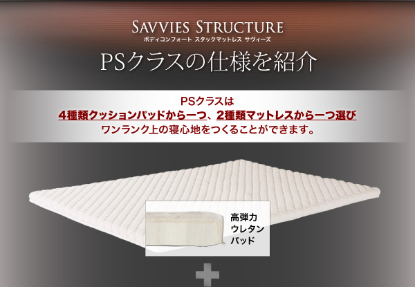 スタックマットレス SAVVIES サヴィーズ・プレミアムスイート 商品説明画像12