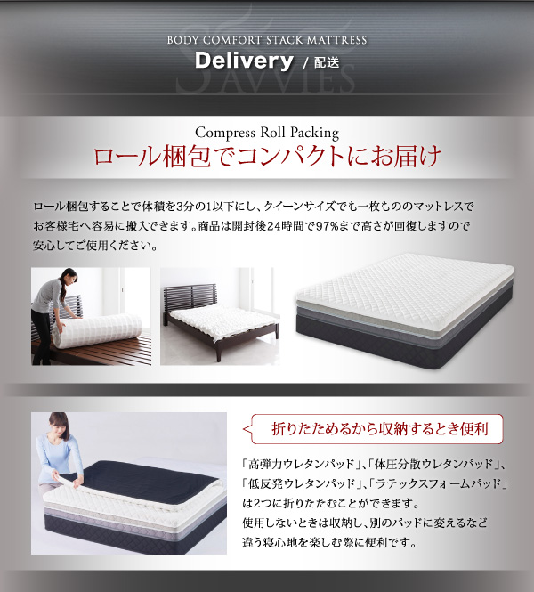 スタックマットレス SAVVIES サヴィーズ・専用オプション 商品説明画像34