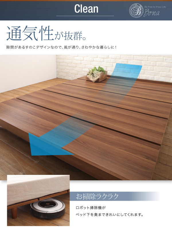デザインボードベッド Bona ボーナ 商品説明画像10