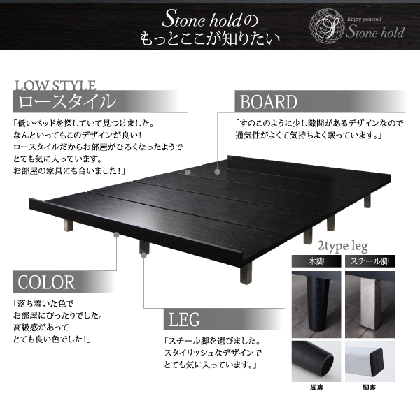 デザインボードベッド Stone-hold ストーンホルド 商品説明画像29