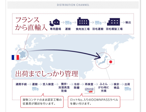 DOWNPASS認証 羽毛掛布団 商品説明画像7