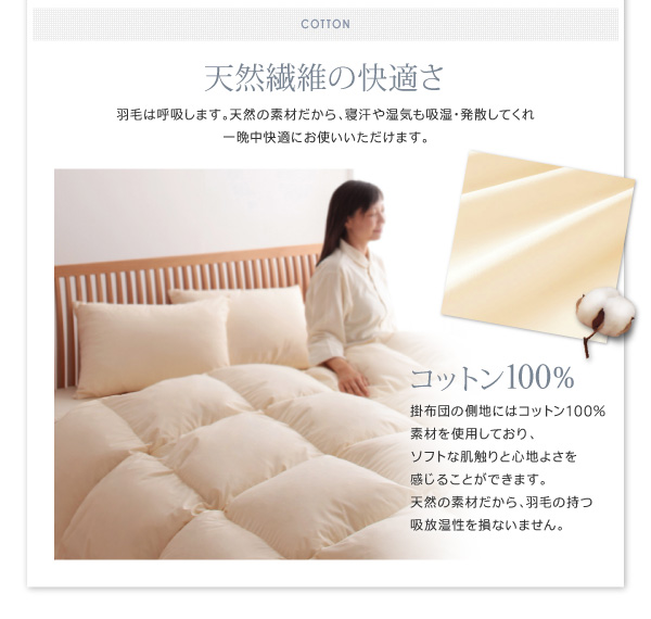 DOWNPASS認証 羽毛掛布団 商品説明画像14