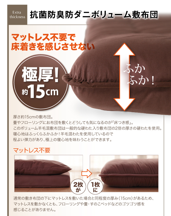 布団が使えるデザインローベッド Ailey アイリー 商品説明画像11