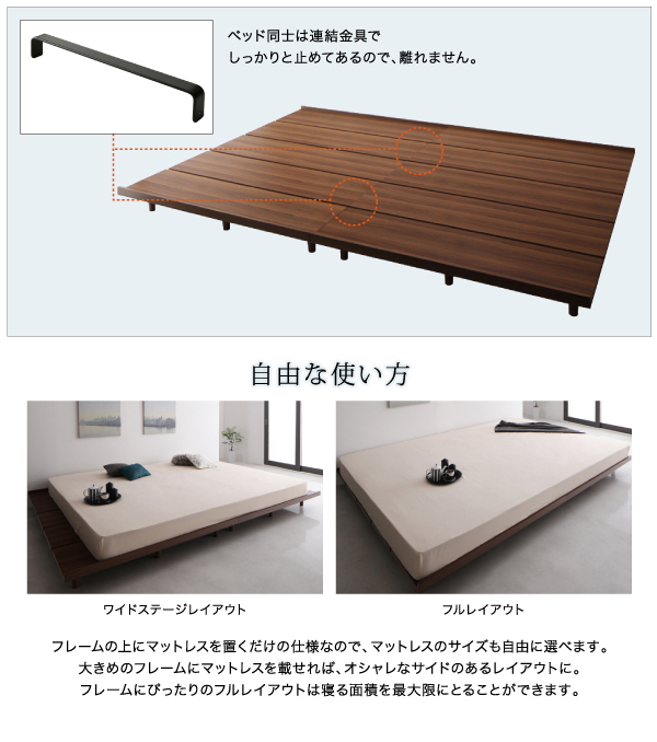 デザインすのこファミリーベッド ライラオールソン 商品説明画像5