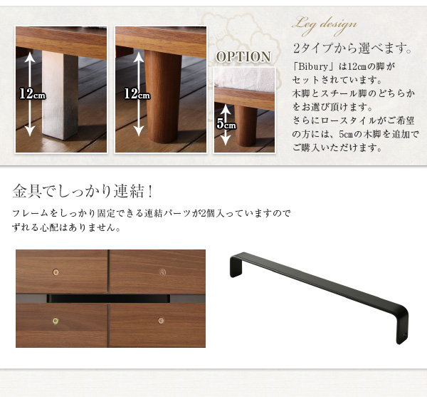 デザインボードベッド Bibury ビブリー 商品説明画像8