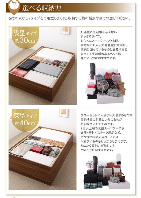大容量収納庫付きベッド SaiyaStorage サイヤストレージ 商品説明画像8