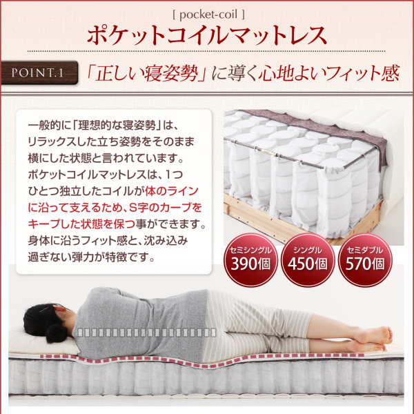 ガス圧式大容量跳ね上げベッド L-Prix エルプリックス 商品説明画像18