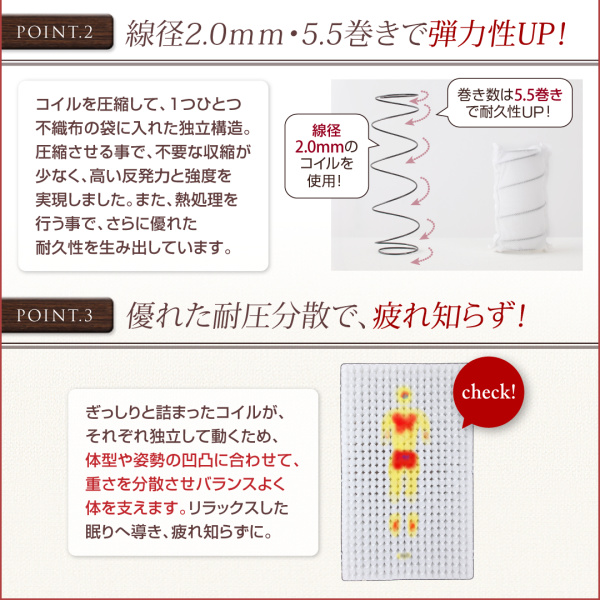 ガス圧式大容量跳ね上げベッド L-Prix エルプリックス 商品説明画像19
