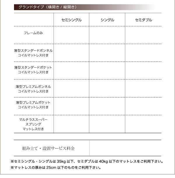 ガス圧式大容量跳ね上げベッド ORMAR オルマー 商品説明画像34