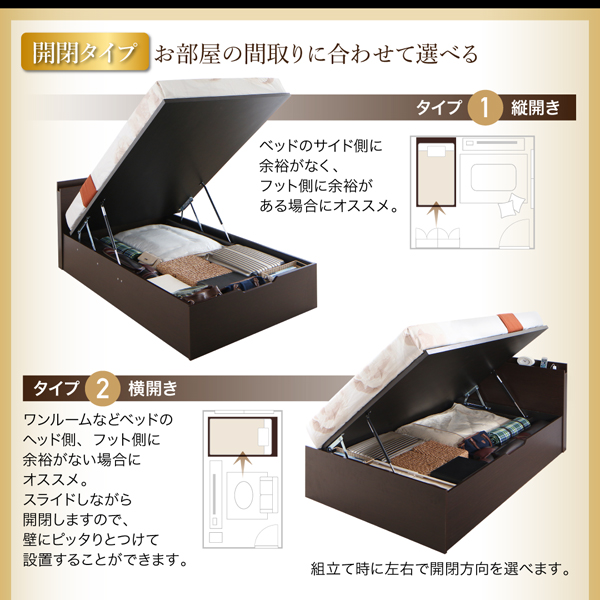 棚コンセント付・跳ね上げベッド NEO-Gransta ネオ・グランスタ 商品説明画像5