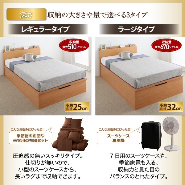 棚コンセント付・跳ね上げベッド NEO-Gransta ネオ・グランスタ 商品説明画像7