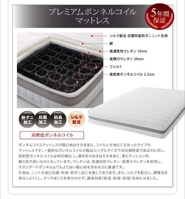 ハイヘッドデザインすのこベッド Brat ブラート 商品説明画像30