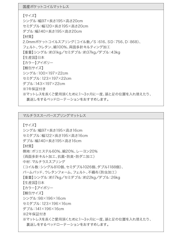 棚・コンセント付きデザインすのこベッド Kennewick ケニウック 商品説明画像40