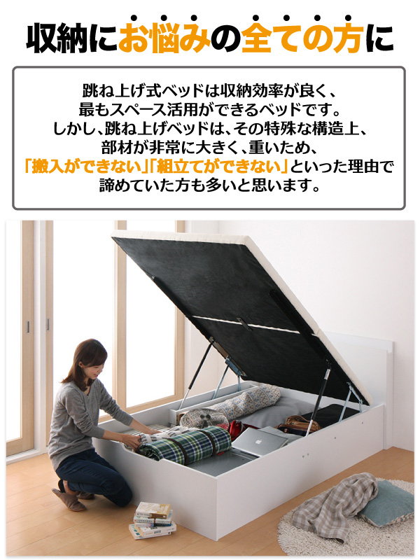 棚コンセント跳ね上げベッド Free-Gate フリーゲート 商品説明画像3
