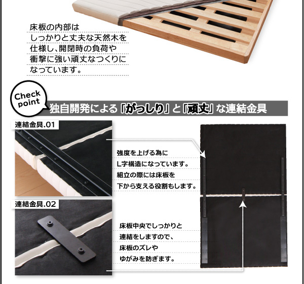 棚コンセント跳ね上げベッド Free-Gate フリーゲート 商品説明画像8
