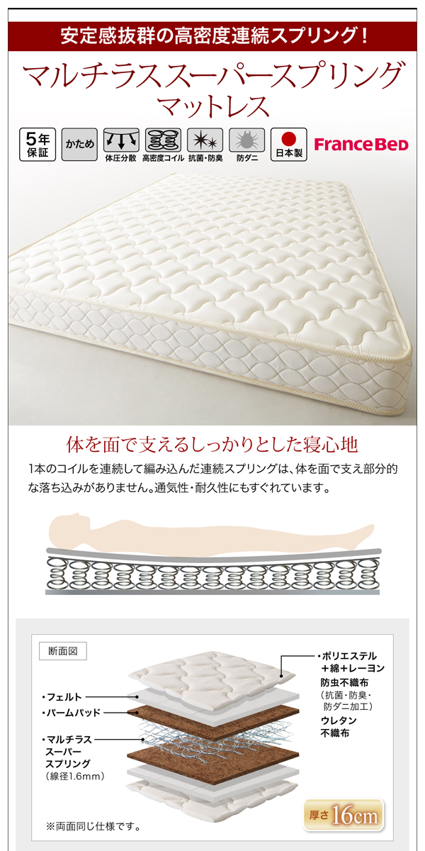 スライド収納付き_大容量チェストベッド Every-IN エブリーイン 商品説明画像26