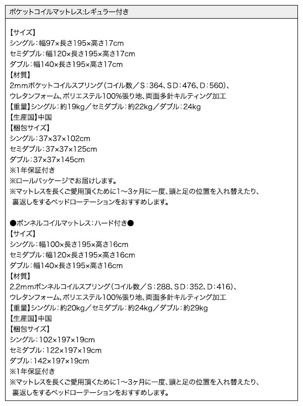 棚・コンセント付すのこステーションベッド G-BED ジーベッド 商品説明画像39