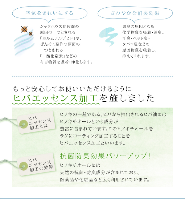 小さくたためるウレタン入りはっ水い草ラグ patan パタン 商品説明画像4