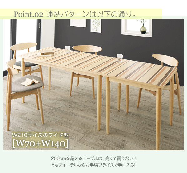 北欧テイストダイニングテーブル Foral フォーラル 商品説明画像4