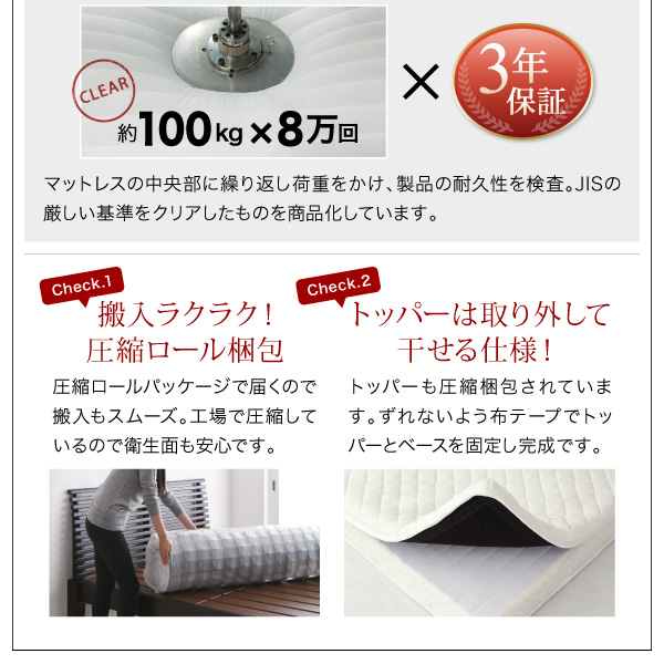 棚・コンセント付き収納ベッド Oslo オスロ 商品説明画像27