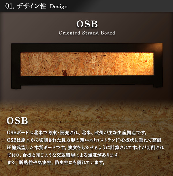 ヴィンテージデザインＯＳＢすのこベッド Elvin エルヴィン 商品説明画像3