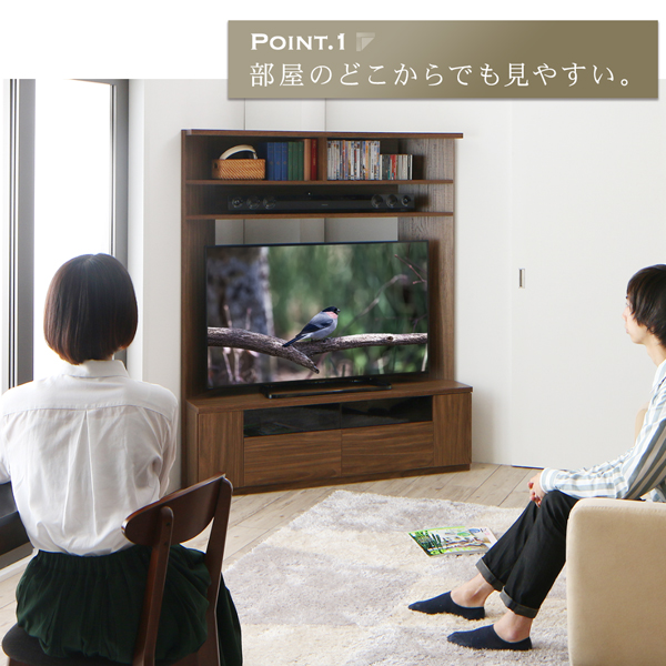 ハイタイプコーナーテレビボード city-angle シティアングル 商品説明画像3