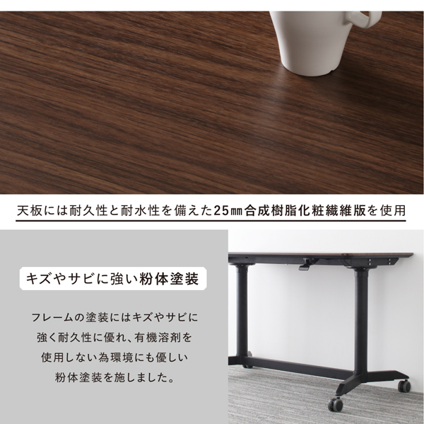 高さが変えられるスタンディングデスクセット GROWTHER グローサー 商品説明画像9
