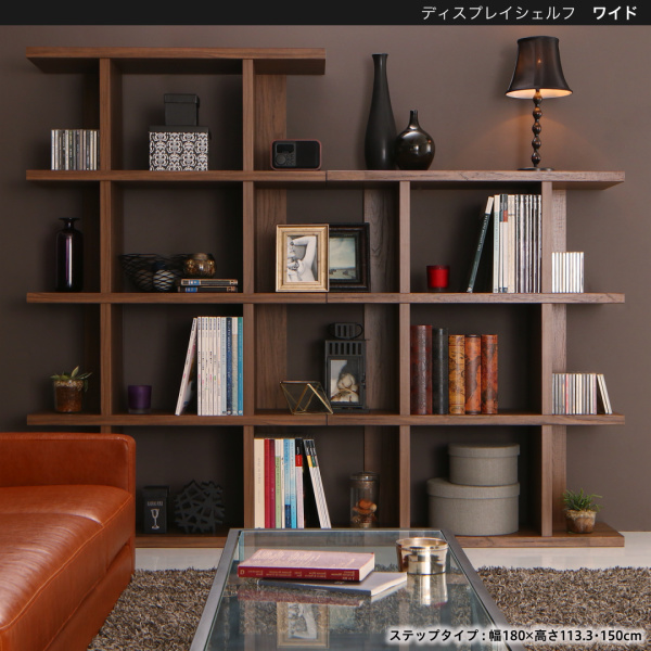 ディスプレイシェルフ ワイド Chesta チェスタ 商品説明画像1