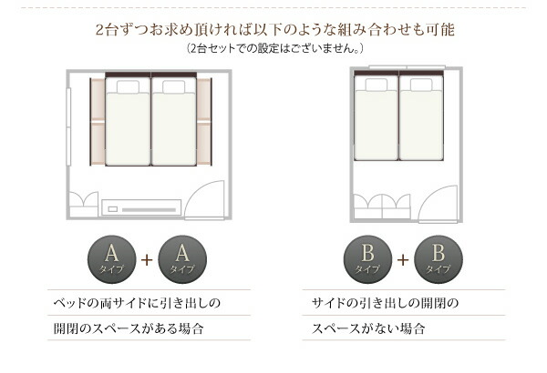 連結・棚・コンセント付すのこ収納ベッド Ernesti エルネスティ すのこ仕様 商品追加画像12