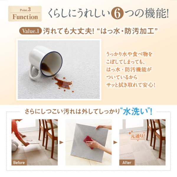多機能吸着タイルカーペット Knitwith ニットウィズ 商品説明画像11