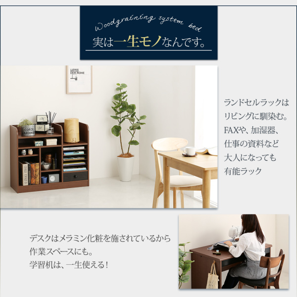 木目調システムベッド Gintan ギンタン 商品説明画像14