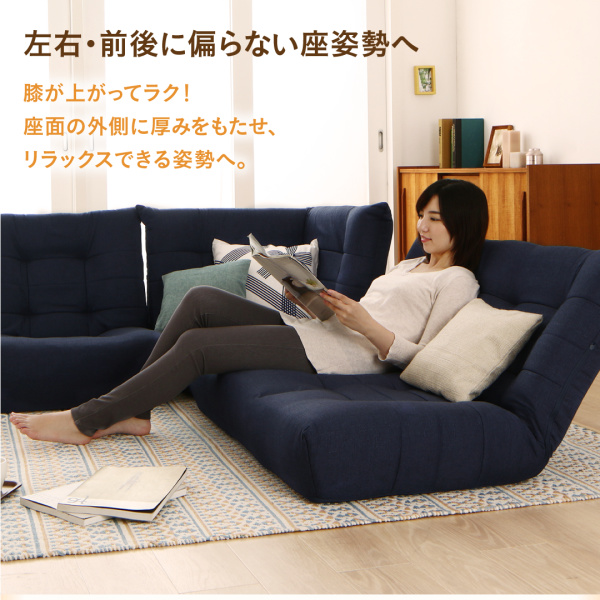 リクライニングフロアコーナーソファ Riege リージュ 商品説明画像7