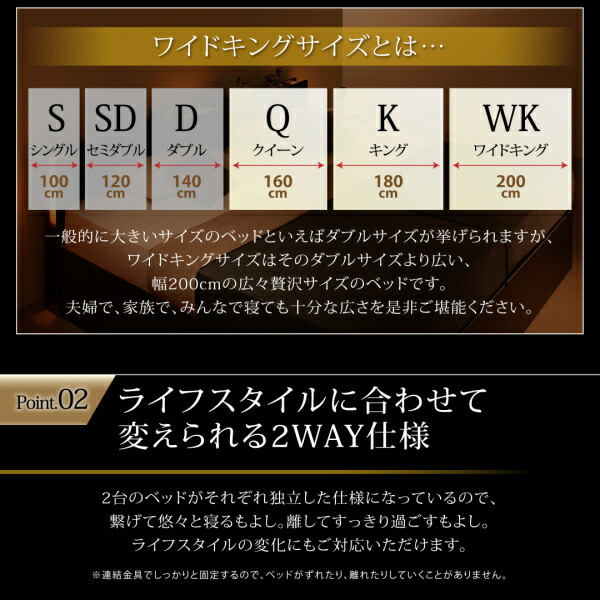 棚・照明・コンセント付大型跳ね上げ収納ベッド Caudillne コーディルネ 商品追加画像5