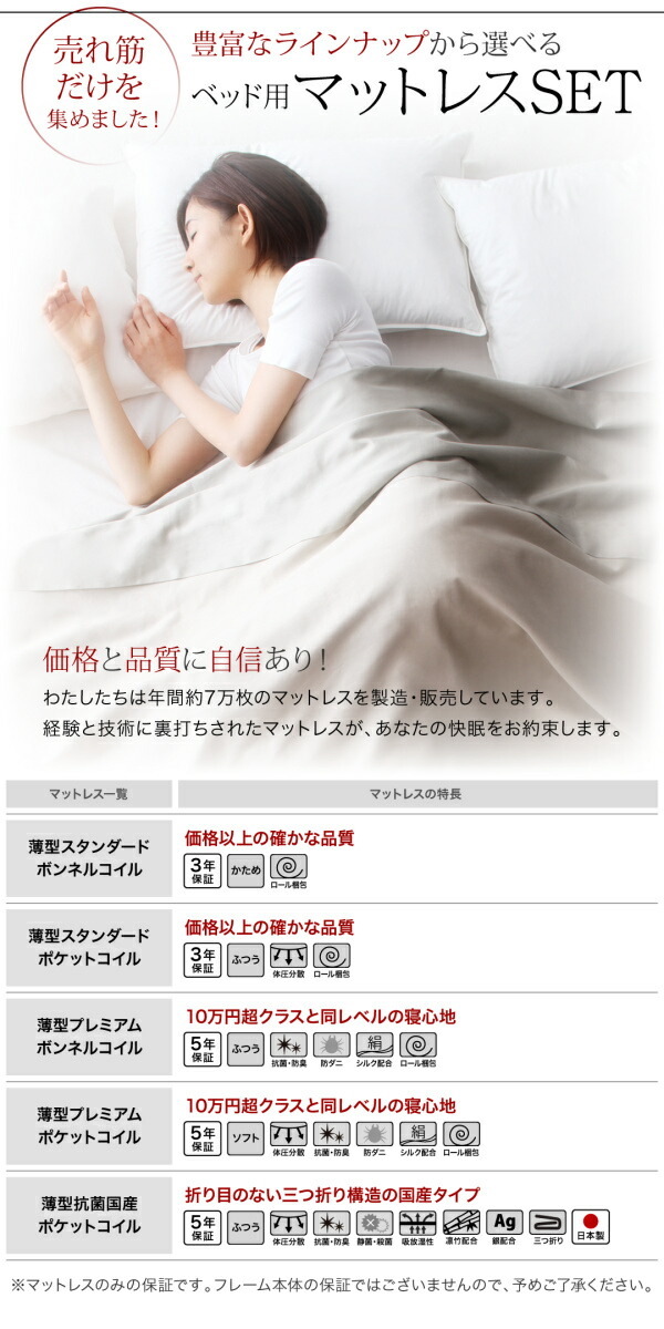 棚・コンセント付大型サイズ跳ね上げ収納ベッド Landelutz ランデルッツ 商品追加画像16