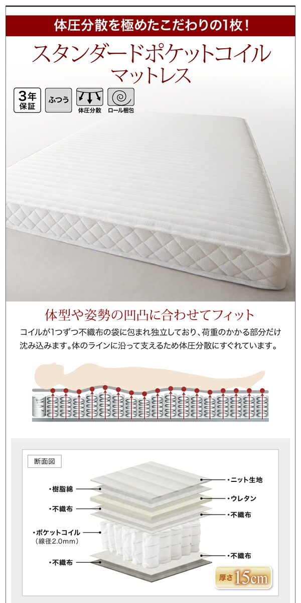 ファミリー収納連結ベッド Alonza アロンザ 商品追加画像19