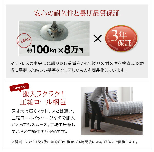コンパクト収納ベッド CS コンパクトスモール 商品説明画像18