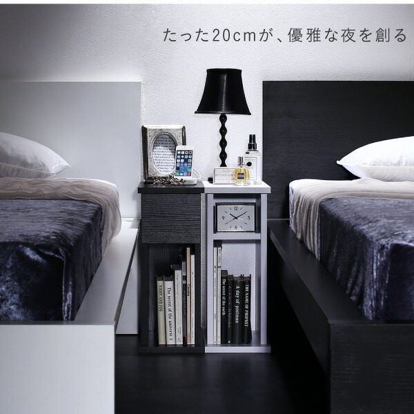 コンセント・収納付きナイトテーブル espita エスピタ 商品追加画像4