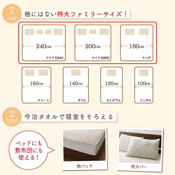今治タオル綿100% 家族のためのコットンタオルシリーズ 商品説明画像3