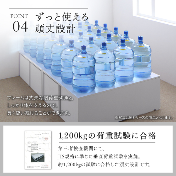 シェルフ棚コンセント付きベッド Finbro フィンブロ 商品説明画像8