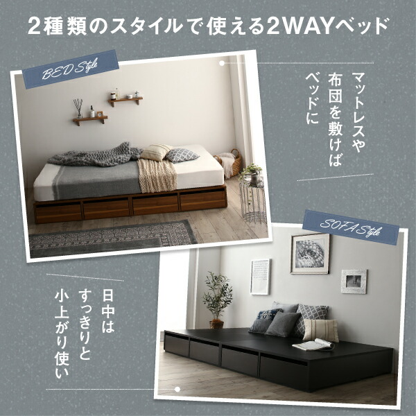 シンプルデザインローベッド Menoce メノーチェ 商品説明画像3