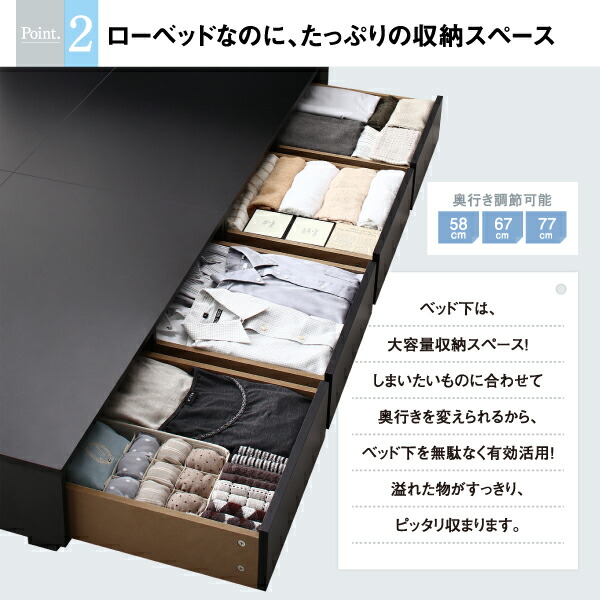シンプルデザインローベッド Menoce メノーチェ 商品追加画像9