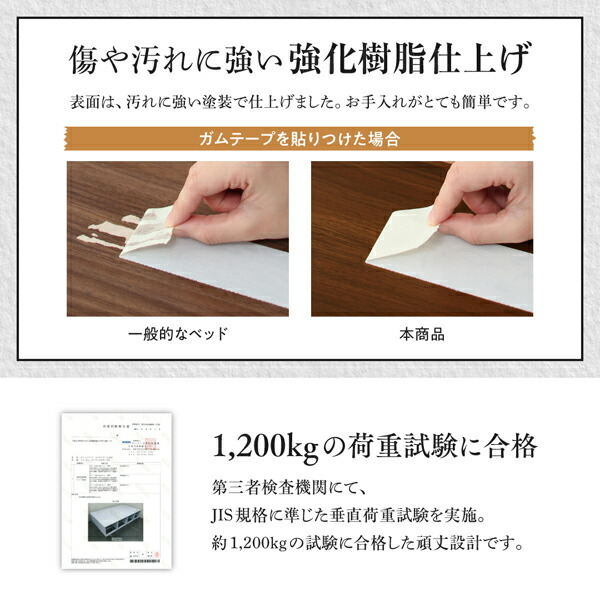 大容量デザイン収納ロングサイズベッド Daryl-long ダリル・ロング 商品追加画像11