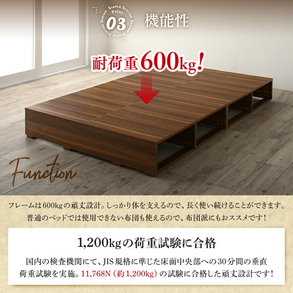 ヴィンテージ・モダン風引き出し収納バイカラーベッド 商品追加画像10