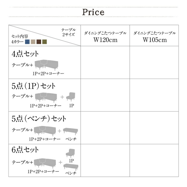 こたつもソファも高さ調節リビングダイニングセット Maine メーヌ 商品説明画像21